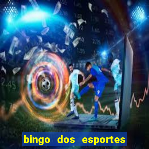 bingo dos esportes para imprimir